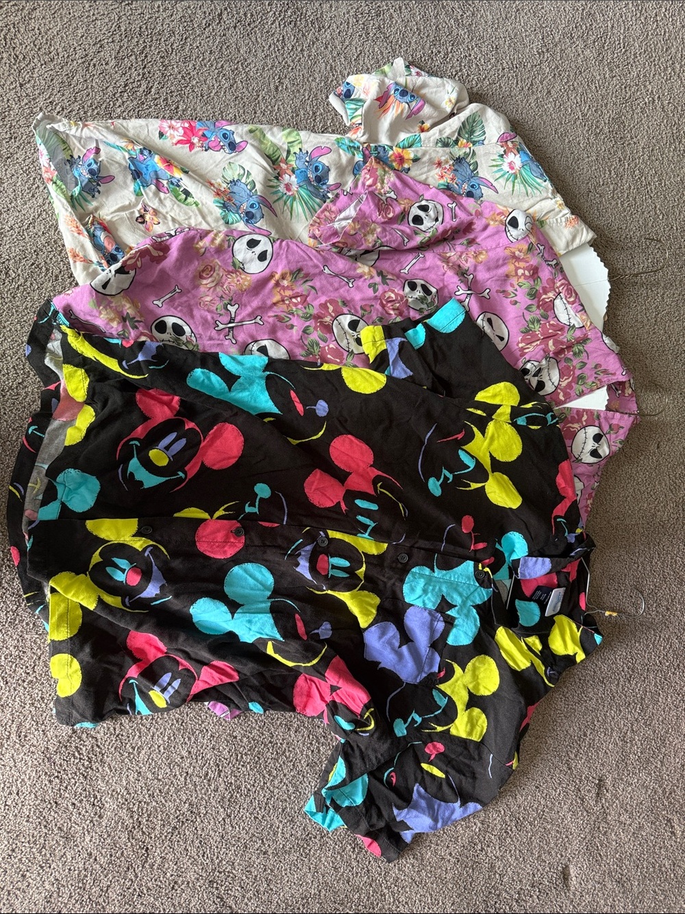 Disney button ups